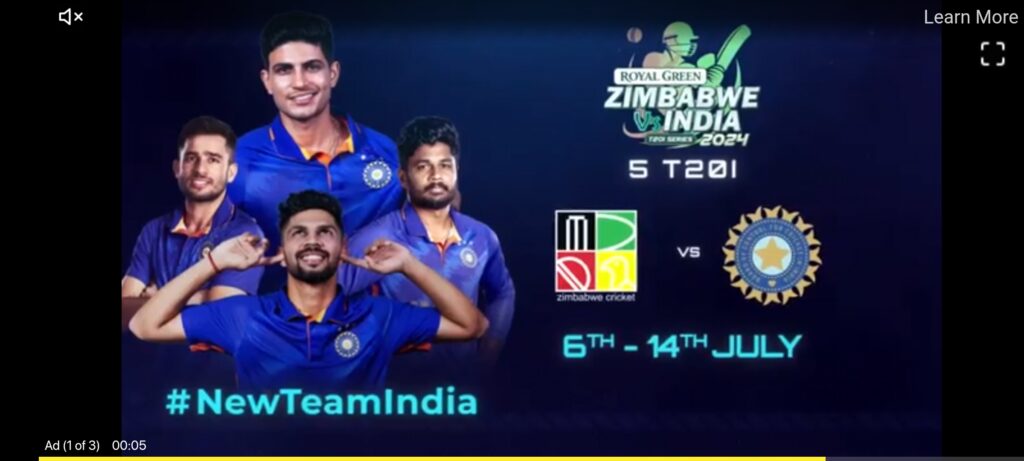 T20I Indian Tour to zimbabwe